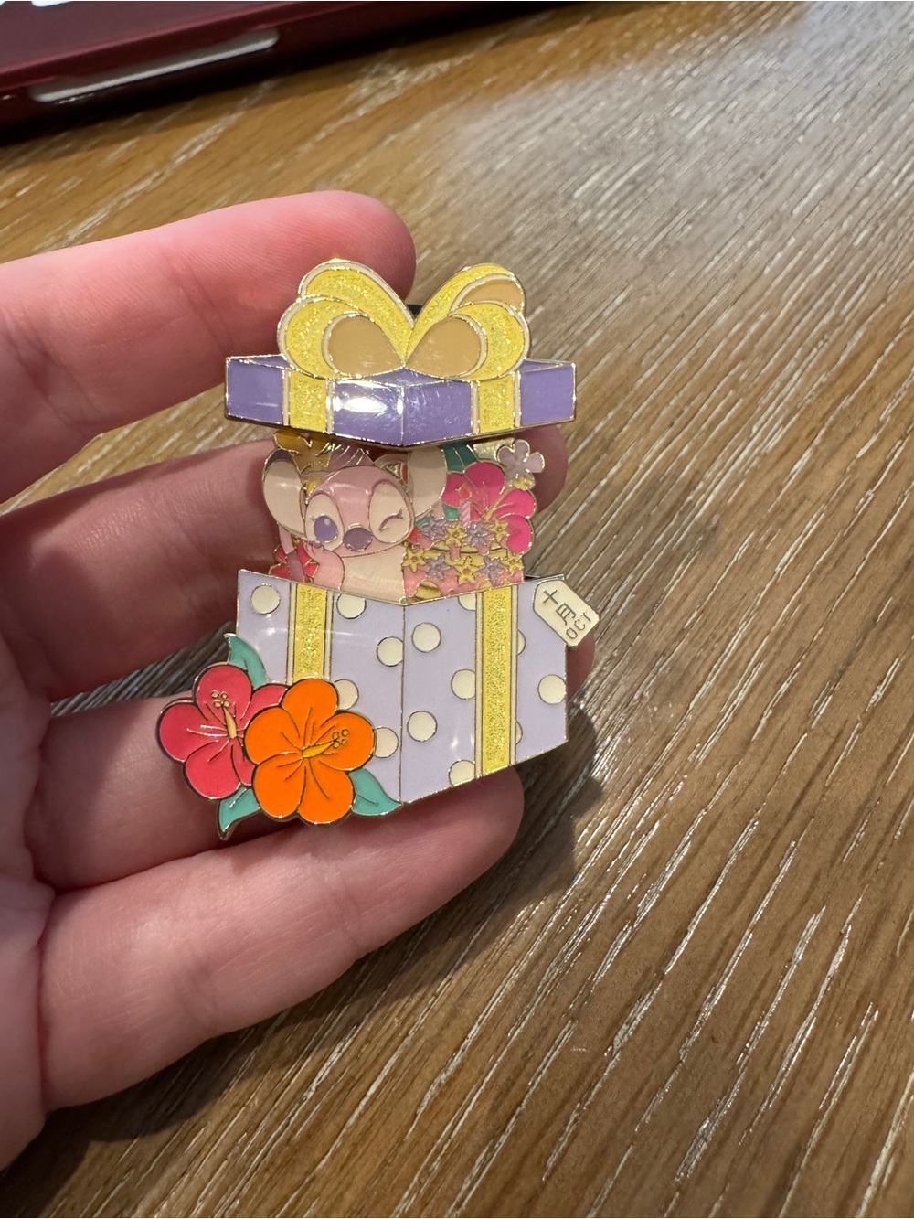Shanghai Disney Monthly Character Gift Pin - Angel - Lilo & Stitch